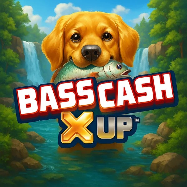 Bass Cash X UP logo by Alchemy Gaming Beep Beep Casino