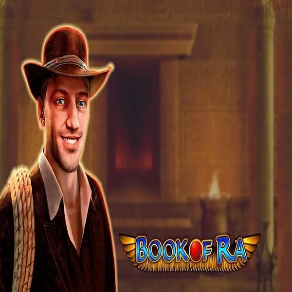 Book of Ra slot icon by Greentube, available at Beep Beep Casino