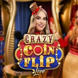 Try Crazy Coin Flip slot by Evolution on beepbeep-casino.net – logo image