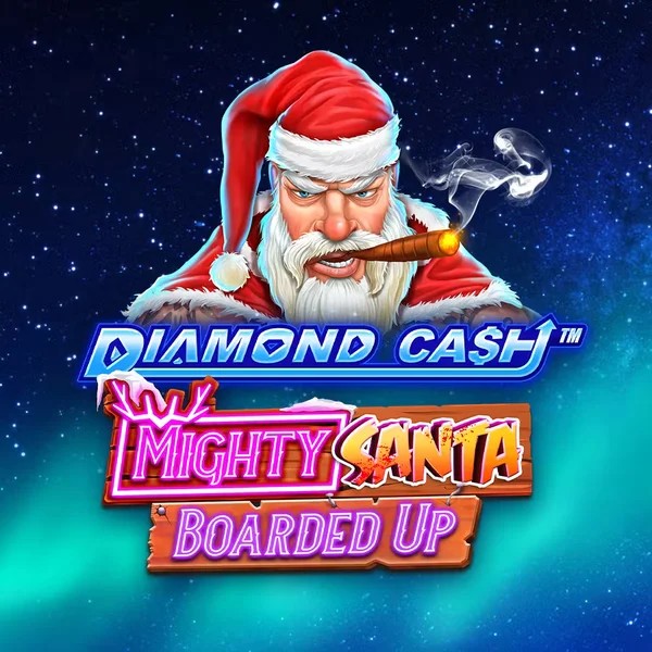Diamond Cash Mighty Santa Boarded Up logo by Greentube Beep Beep Casino
