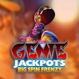 Official Jackpots logo: Genie Jackpots: Big Spin Frenzy by Blueprint Gaming at Beep Beep Casino