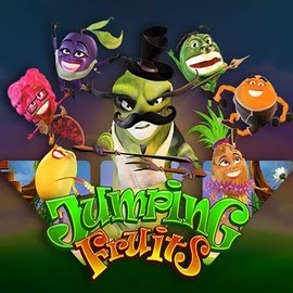 Jumping Fruits slot icon by Wazdan, available at Beep Beep Casino