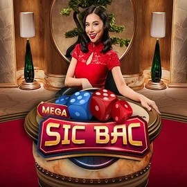 Mega Sic Bac slot logo by Pragmatic Play at Beep Beep Casino