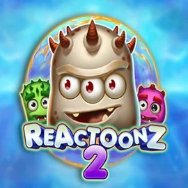 Slots logo of Reactoonz 2 from Play’n GO at Beep Beep Casino