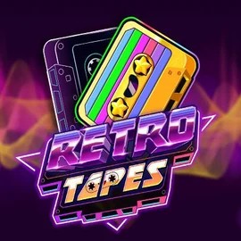 Retro Tapes logo by Push Gaming at Beep Beep Casino