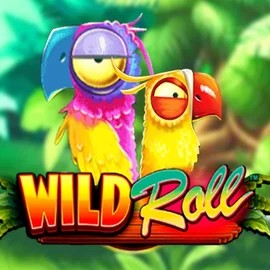 Wild Roll slot logo by Playtech at Beep Beep Casino